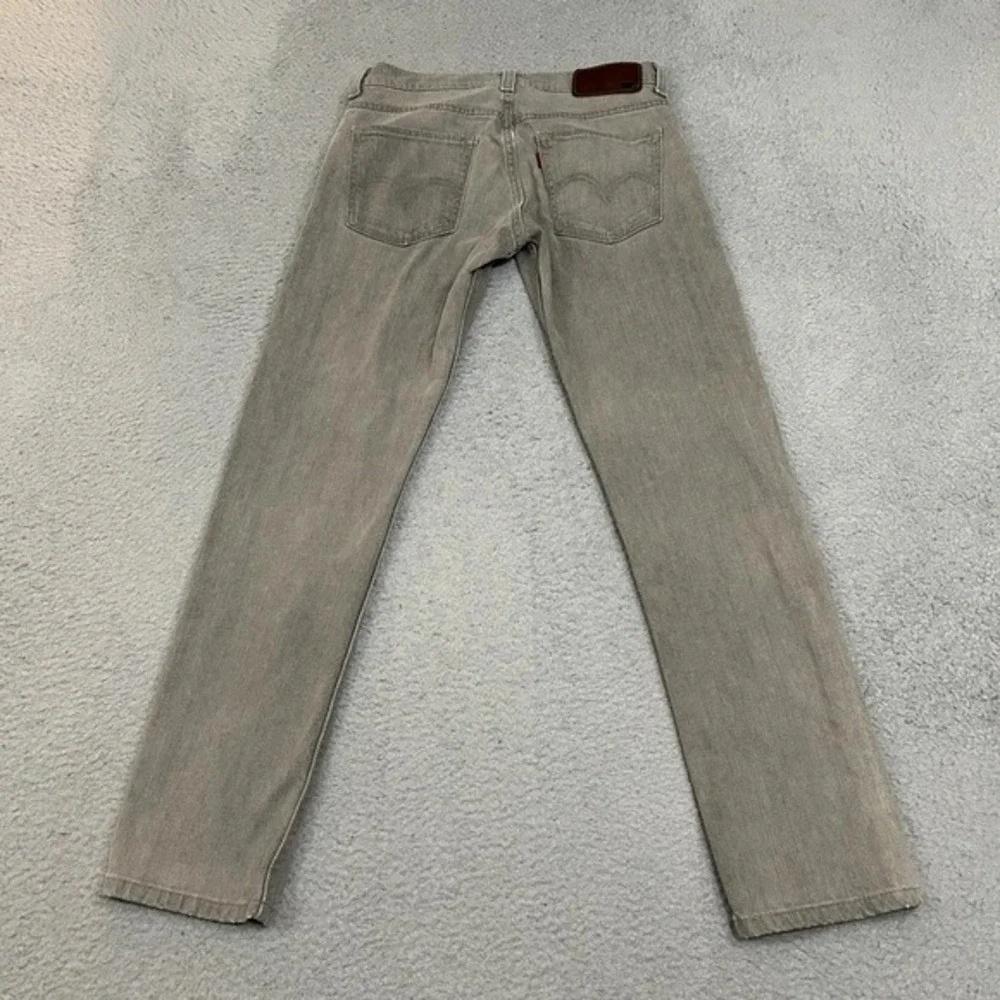 Levis Jeans Mens‎ 32x30 Gray Denim 511 Slim Straight Skinny American Stretch